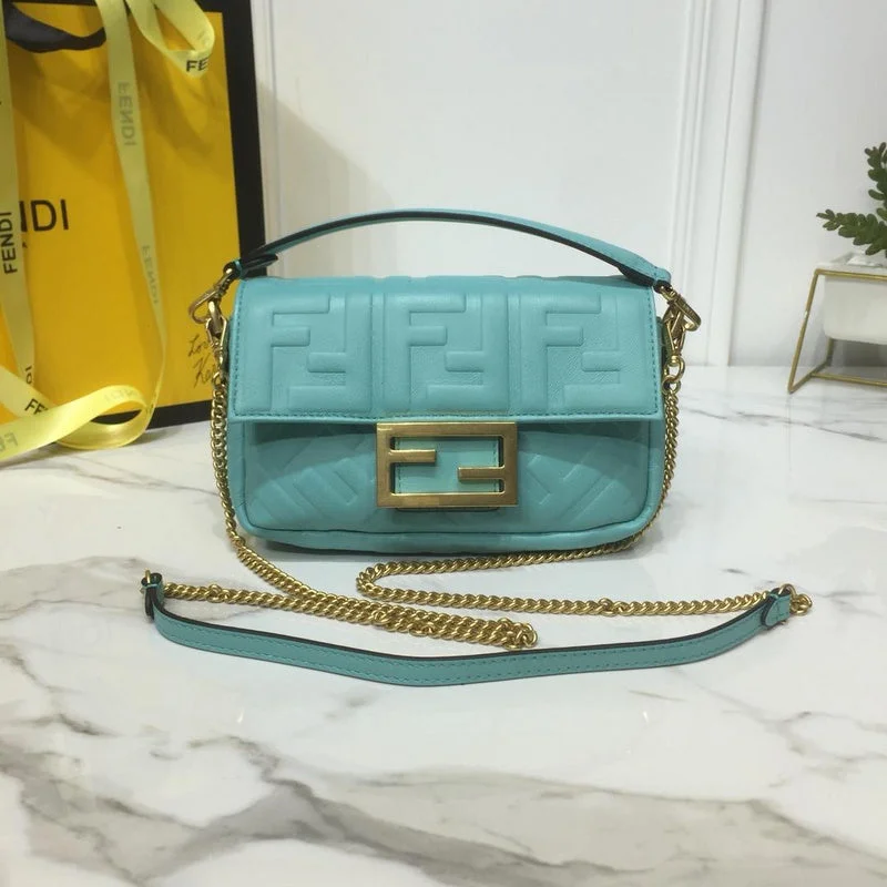 Fendi Monogram Embossed Bag -BC - FENDI BAGS - 434