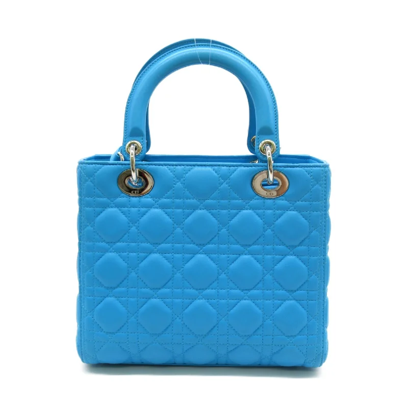 Mastering the Art of Fashion with DiorDior Lady Dior Tote Bag Blue Lambskin [sheep leather]