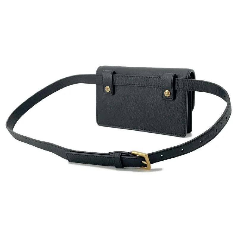 Dior Bags for the Modern TrendsetterDior Saddle Waist Bag Black Leather