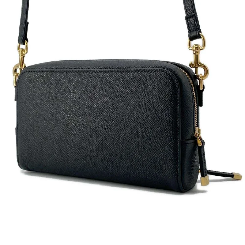 Timeless Luxury in Every Dior BagDior Karo Double Pouch Shoulder Bag Black S7431UBAE Leather