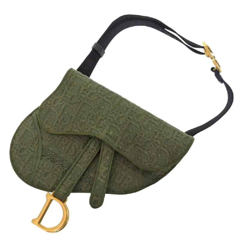 Sophisticated Elegance: Dior’s Latest BagsChristian Dior Waist bag canvas khaki Saddle bag