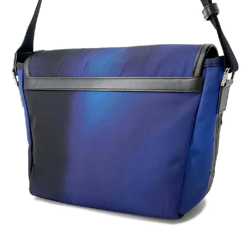 Fashion at Its Finest: Dior BagsDior Dior Homme Flap Shoulder Bag Blue Gradation Nylon Leather