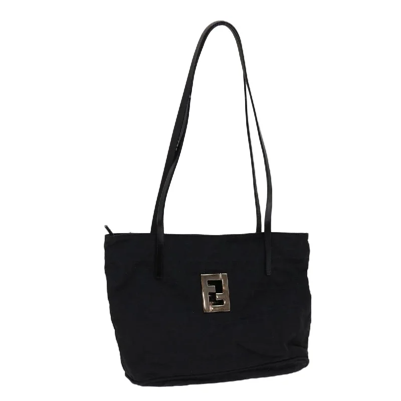 Fendi Minimalist Icon -FENDI Zucca Canvas Tote Bag Black  ep2841