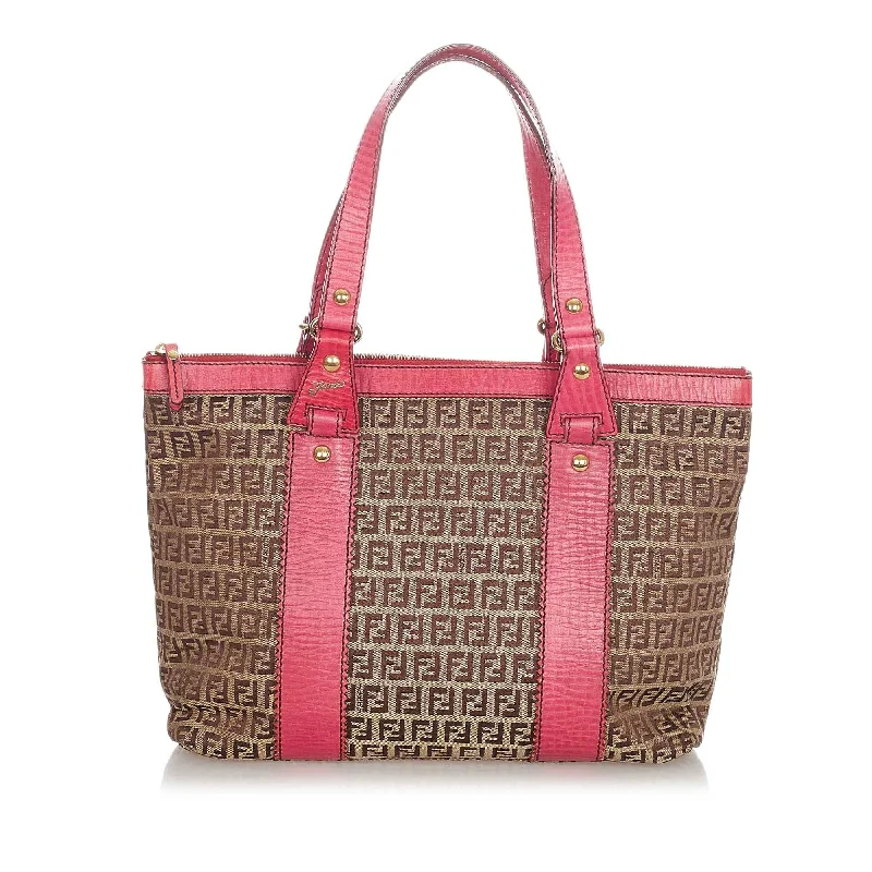 Fendi Woven Chain Bag -Fendi Zucchino Canvas Tote Bag