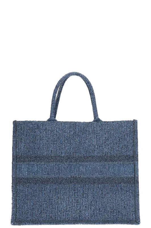 Classic Styles, Modern Elegance: Dior BagsCHRISTIAN DIOR Book Tote Blue