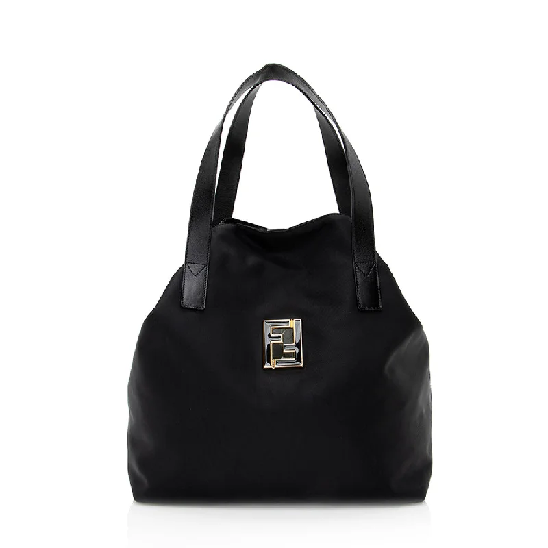 Fendi Minimalist Icon -Fendi Nylon Logo Small Tote