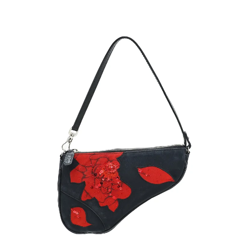 Dior Bags: Every Fashionista’s DreamChristian Dior Bicolor Ltd. Ed. Flower Sequins Saddle Bag