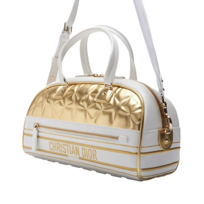 Dior’s Legendary Craftsmanship in Every BagDior Dior Dior 2WAY Boston Bag Leather  Leather G × White (Golden )  Bag Handbag Ladies 【 Ship】 Ladies Online