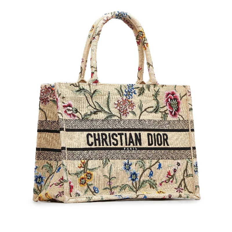 Elevate Your Fashion with Dior’s Iconic BagsDIOR Medium Petite Fleurs Raffia Book Tote Tote Bag