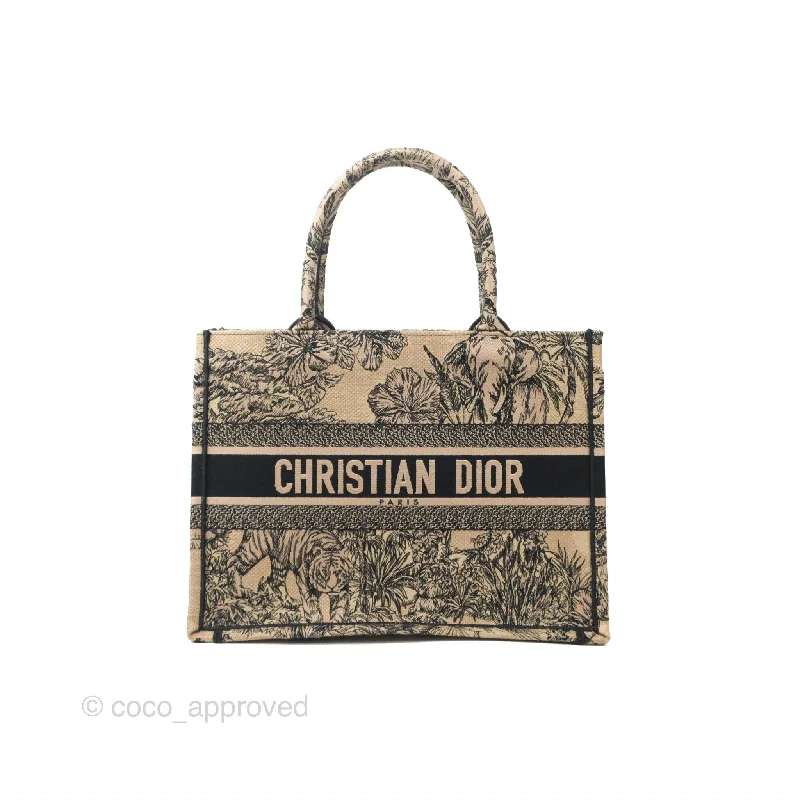 Where Fashion Meets Luxury: Dior HandbagsDior Medium Book Tote Beige Multicolor Toile de Jouy Voyage Embroidery