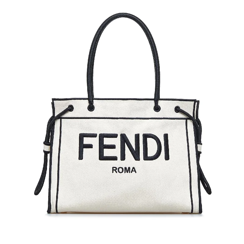 Fendi Crystal Embellished Bag -Fendi Roma Shopper Tote