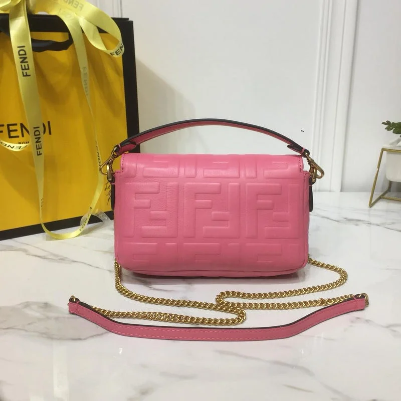 Fendi Metallic Finish Bag -BC - FENDI BAGS - 436