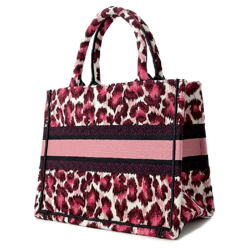 Iconic Elegance in Every Dior BagDior Book Tote Leopard Pink Canvas Size Small