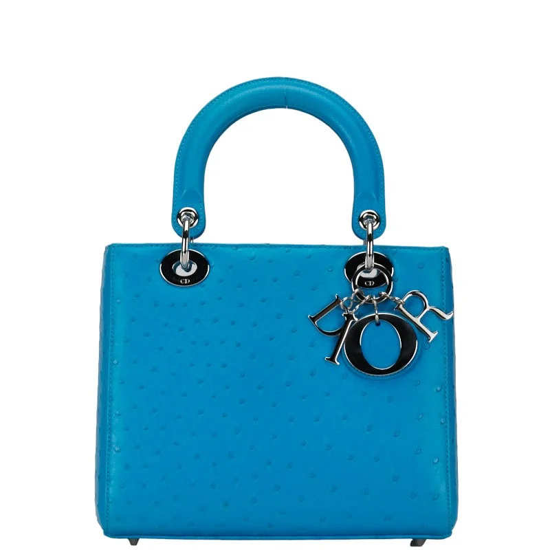 Designer Luxury in Every Dior BagDior  Handbag 2WAY Blue Ostrich Ladies Dior Ladies Handbag 2WAY Blue Ostrich Ladies Dior Ladies Handbag