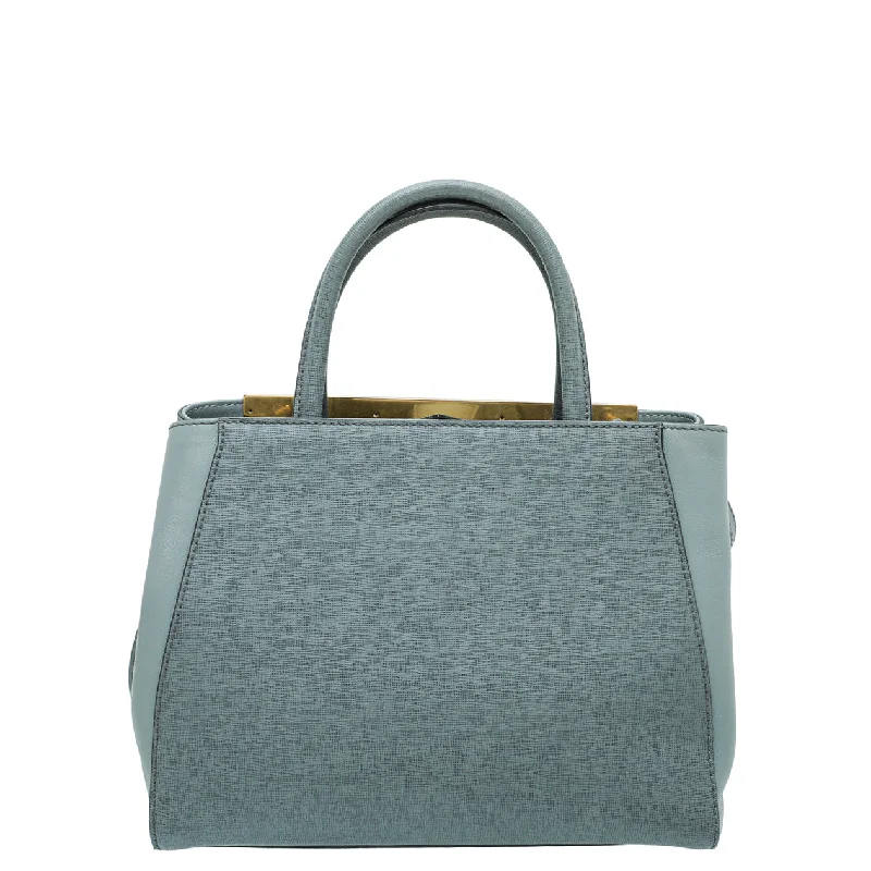 Fendi Retro Revival Bag -Fendi Grey 2Jours Petite Tote Bag