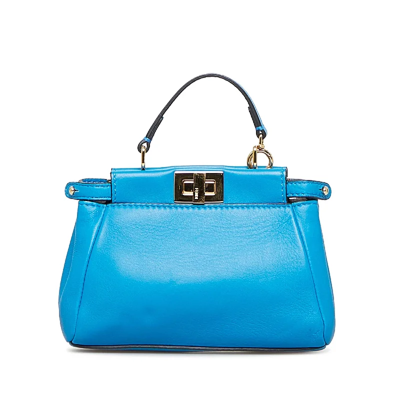 Fendi Zip Closure Bag -Fendi Micro Peekaboo Satchel (SHG-0UD0Yn)