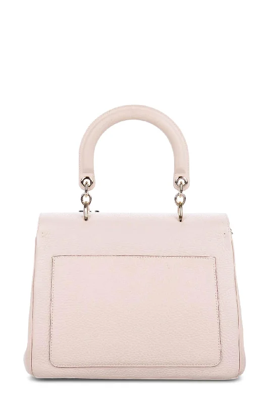 Luxury Meets Artistry: Dior BagsSmall Be Dior Top Handle Flap Bag Pale Pink