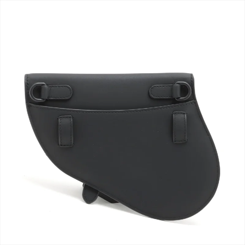 Must-Have Dior Bags for Fashion AficionadosChristian Dior Saddle Leather Body Bag Black