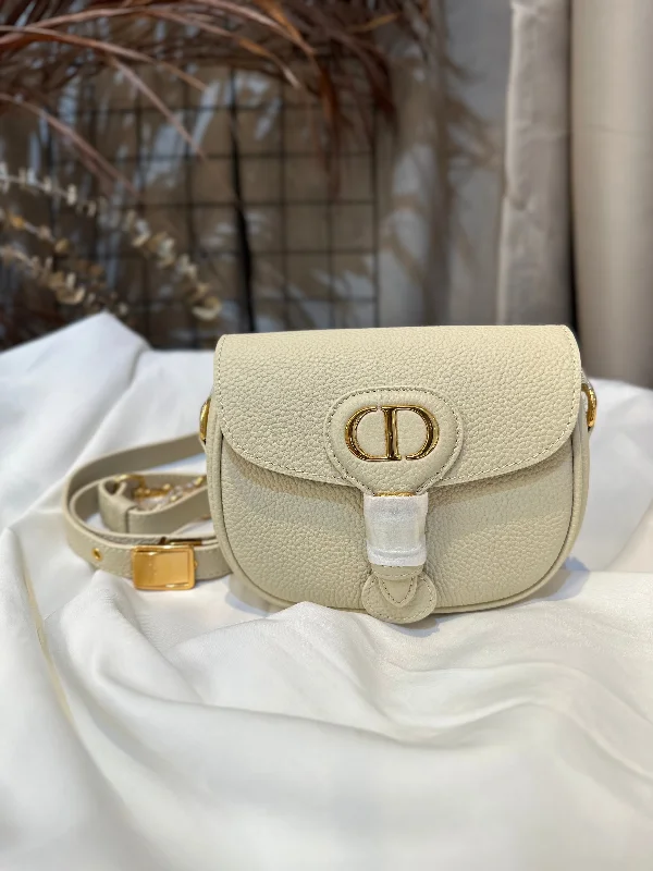 Discover Dior: Bags That Make a StatementDior Bobby Bag Beige Grained Calfskin Small