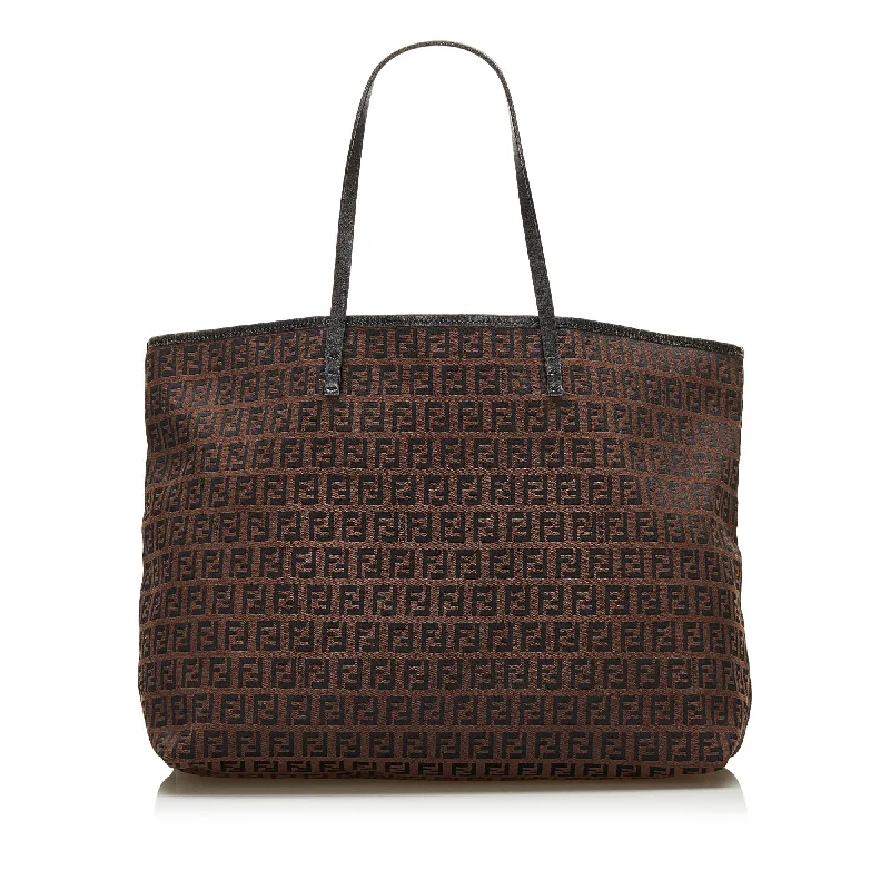 Fendi Timeless Parisian Style -Fendi Zucchino Canvas Tote Bag