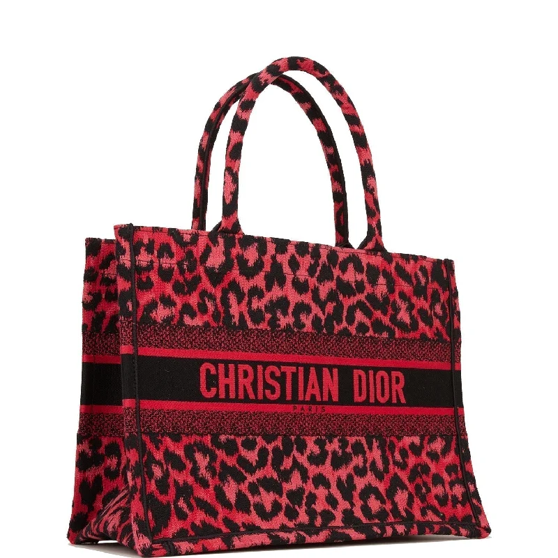 Invest in Timeless Elegance with Dior BagsChristian Dior Book Tote Fuchsia Leopard Canvas