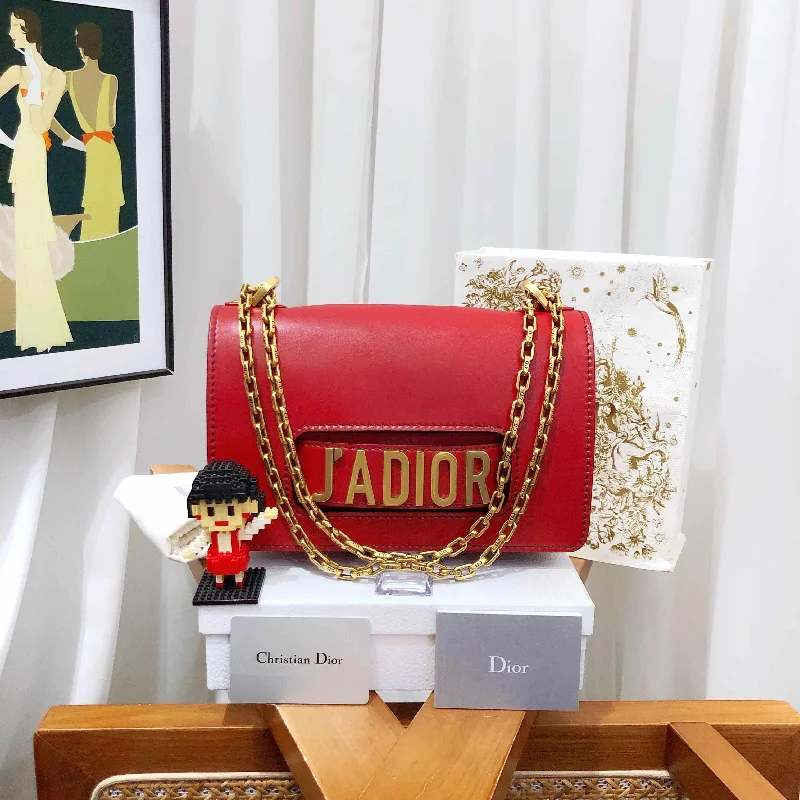 Dior’s Latest Bag Collection: The Pinnacle of EleganceDior J'Adior Red Leather Chain Shoulder Bag Medium