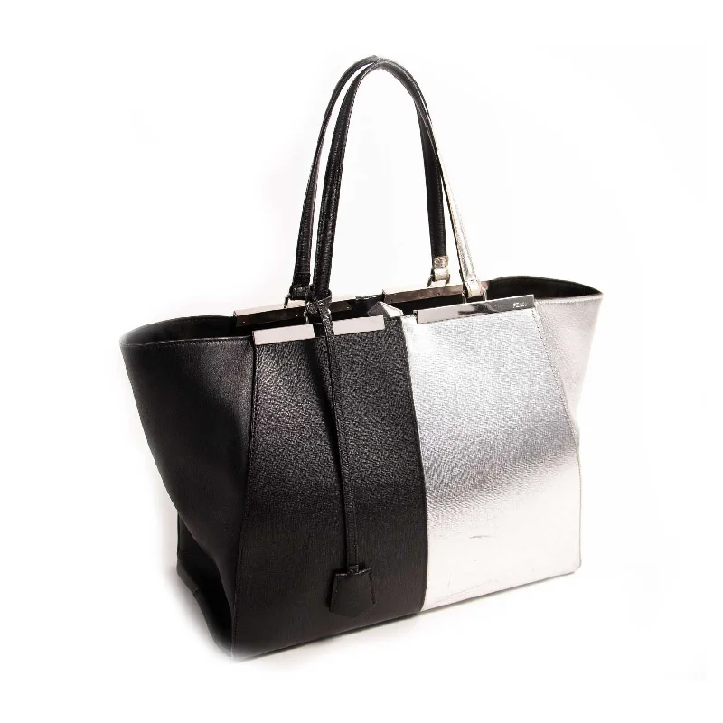 Fendi Metallic Finish Bag -Fendi 3Jours Large Tote Bag