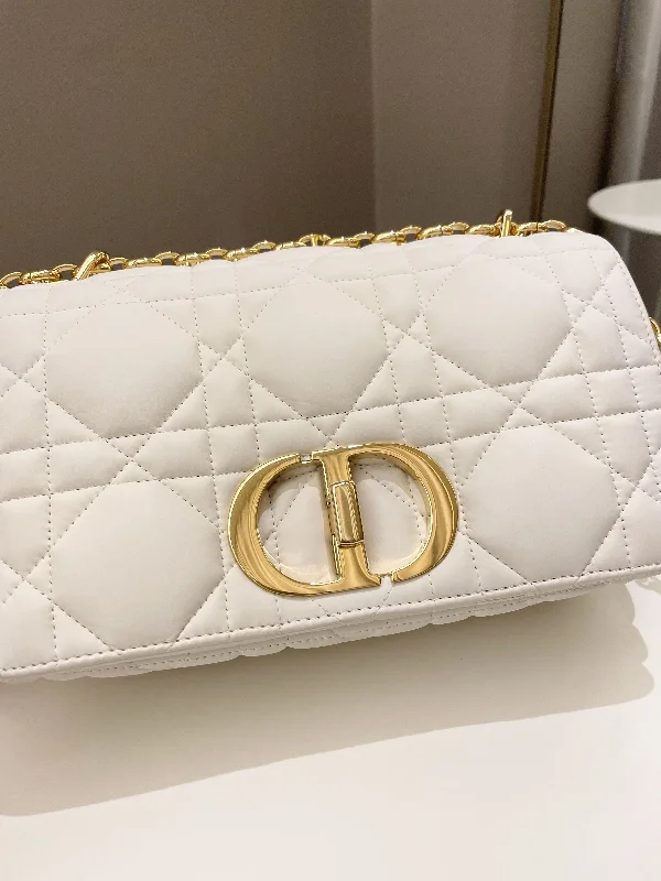 Must-Have Dior Bags for Fashion AficionadosDior Caro Bag White Puff Lambskin