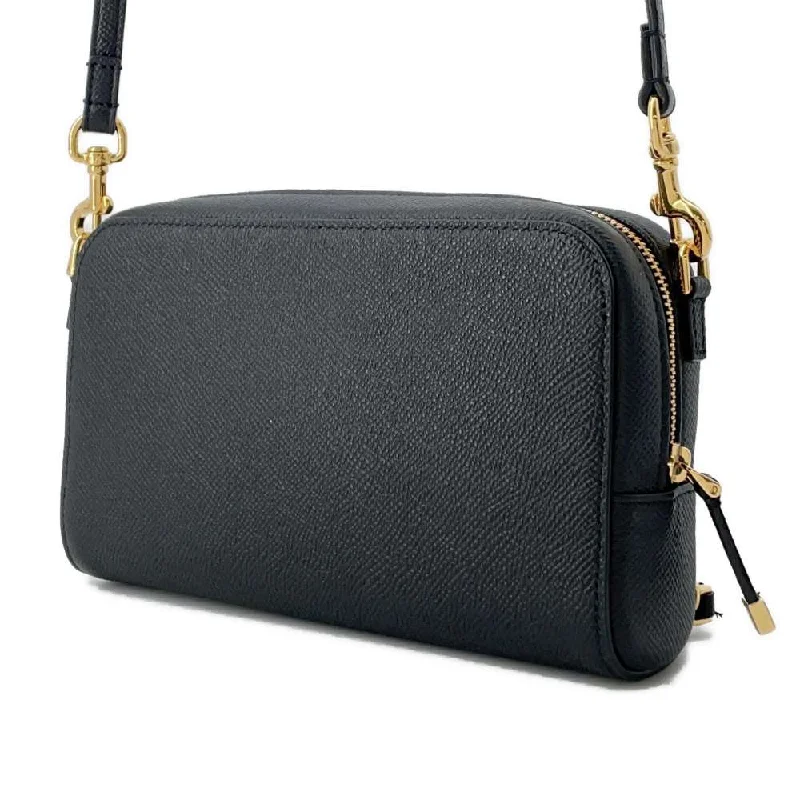 Essential Dior Bags for the Fashion-ConsciousDior Calo Double Pouch Shoulder Bag Black S7431UBAE Leather