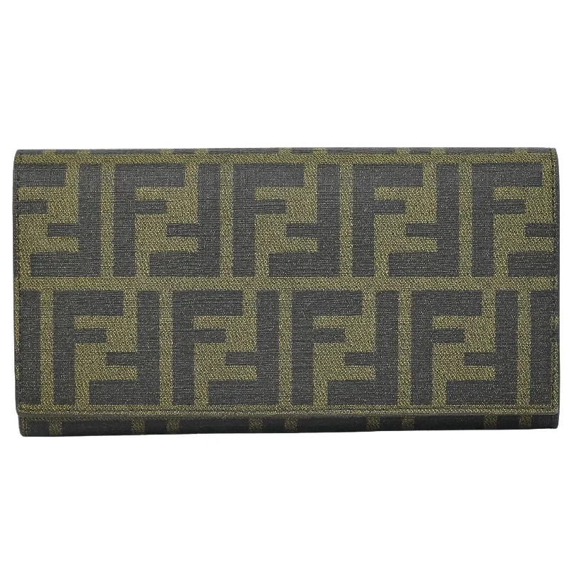 Fendi Magnetic Closure Bag -Fendi  Canvas Wallet  (Pre-Owned)