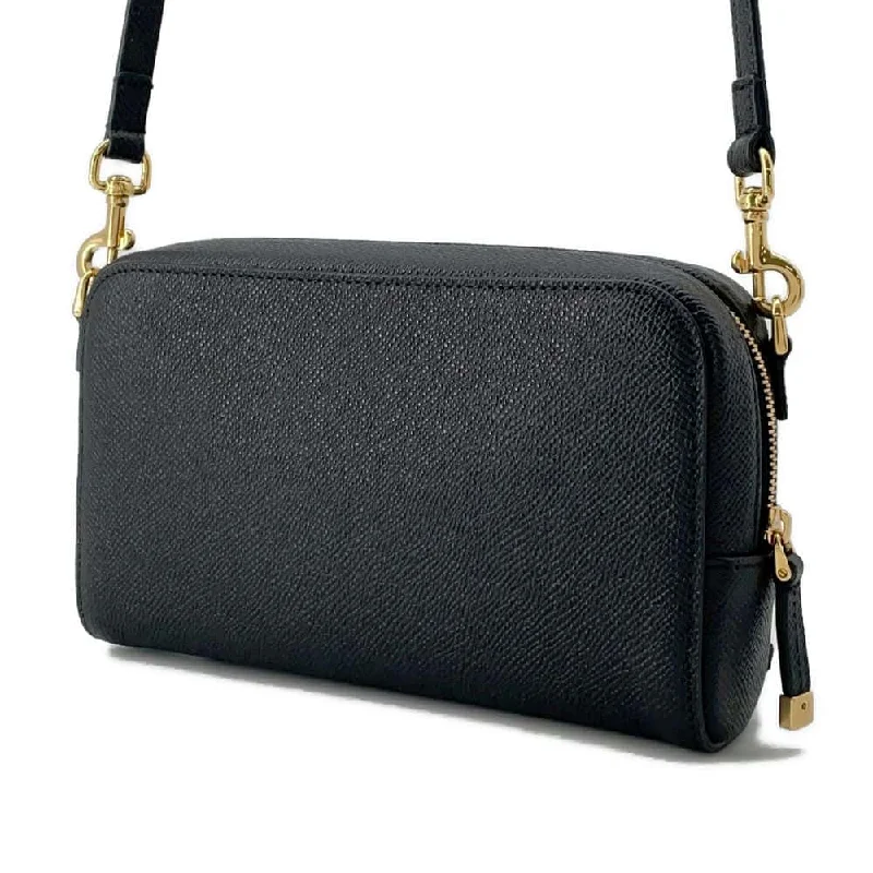 Style That Stands the Test of Time: Dior BagsDior Karo Double Pouch Shoulder Bag Black S7431UBAE Leather