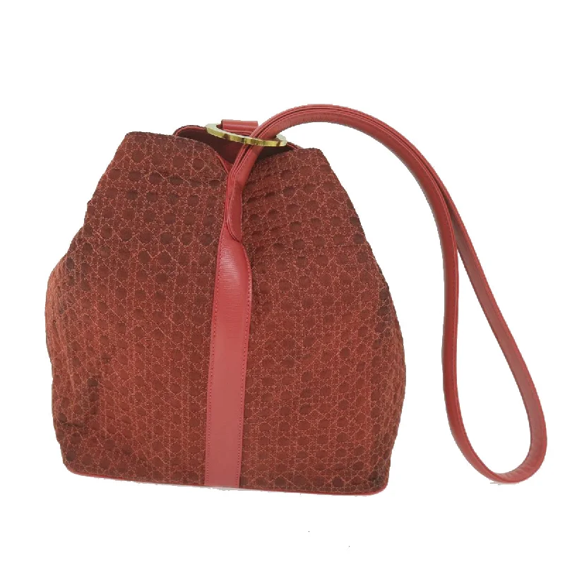 The Ultimate in Designer Fashion: Dior BagsCHRISTIAN DIOR Canage Shoulder Bag Nylon Red Auth bs10264