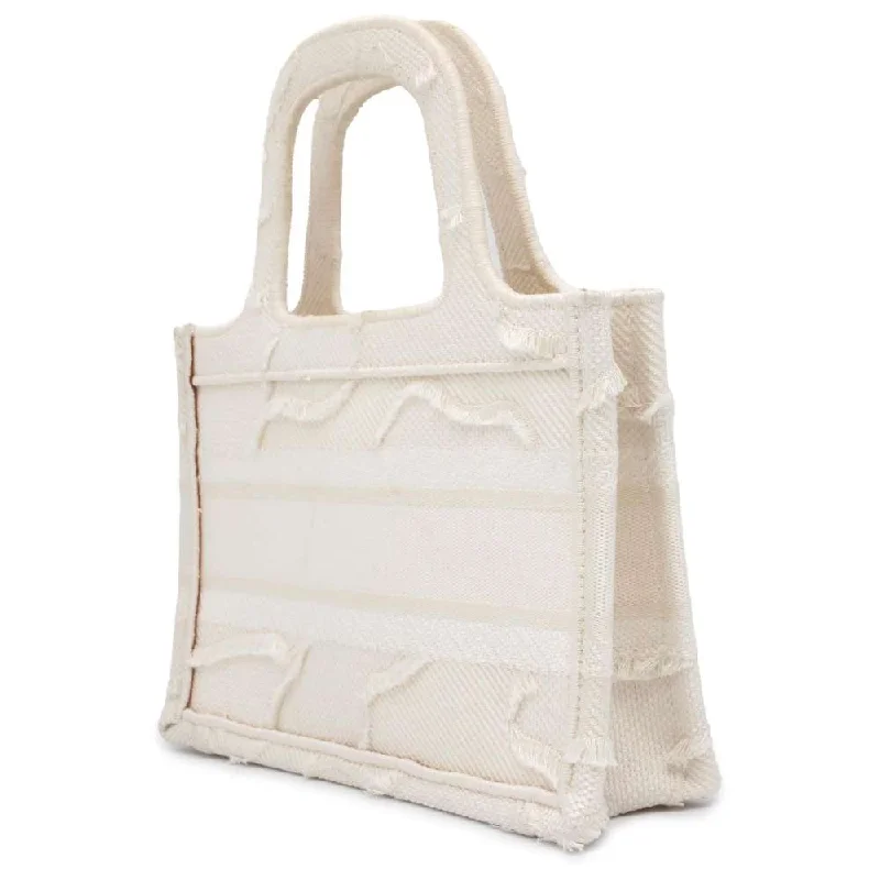 Unforgettable Style: Dior BagsDior Book tote Ivory Canvas Size Mini