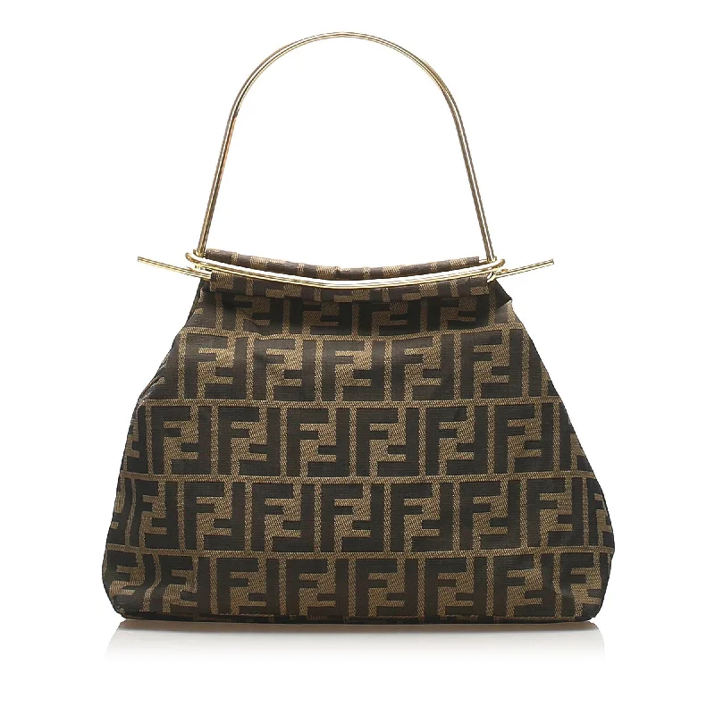 Fendi Handcrafted Excellence -Fendi Zucca Canvas Handbag (SHG-14671)