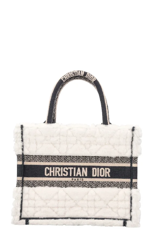 Crafting Beauty: The Dior Handbag CollectionCHRISTIAN DIOR Book Tote Shearling Small