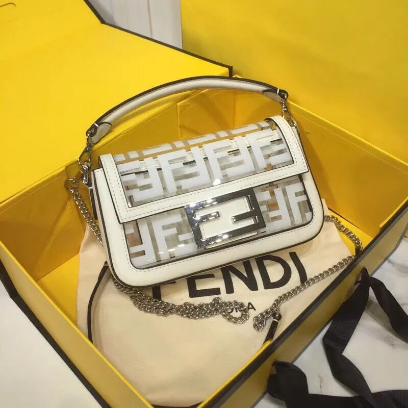 Fendi Monogram Embossed Bag -BC - FENDI BAGS - 708