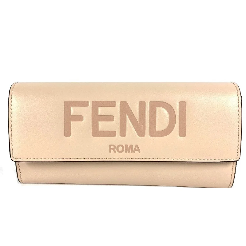 Fendi Exclusive Couture Bag -Fendi 8M0251 Long wallet flap Long Wallet Beige