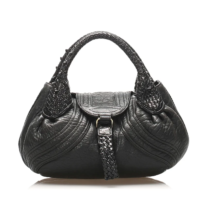 Fendi Ultimate Travel Companion -Fendi Spy Leather Handbag (SHG-14891)