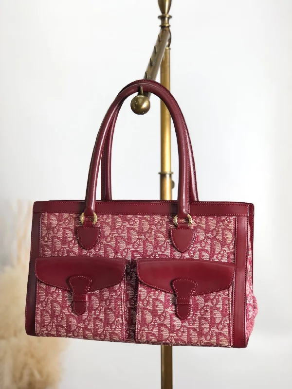 The Perfect Dior Bag for Every SeasonChristian Dior Trotter Handbag Bordeaux Vintage 2phza4