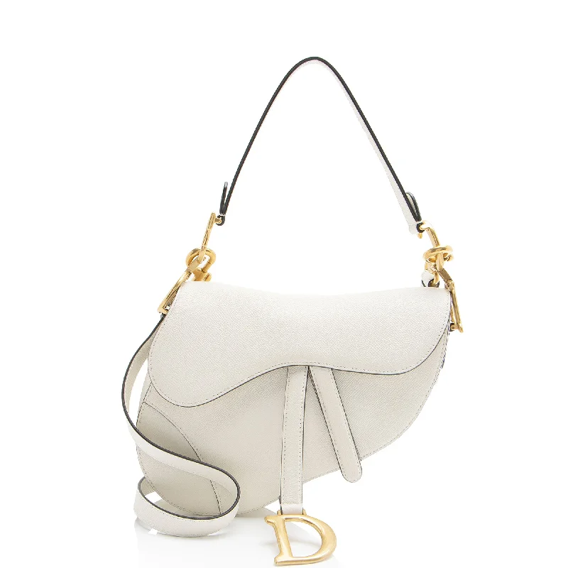 Step into the World of Luxury with DiorDior Grained Calfskin Saddle Dual Strap Crossbody (SHF-vqP4ME)