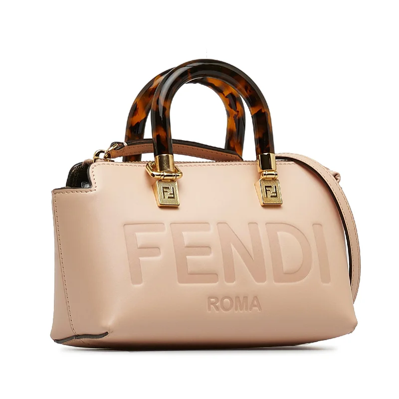 Fendi Buckle Detail Bag -Blush Fendi Mini By The Way Tote Satchel