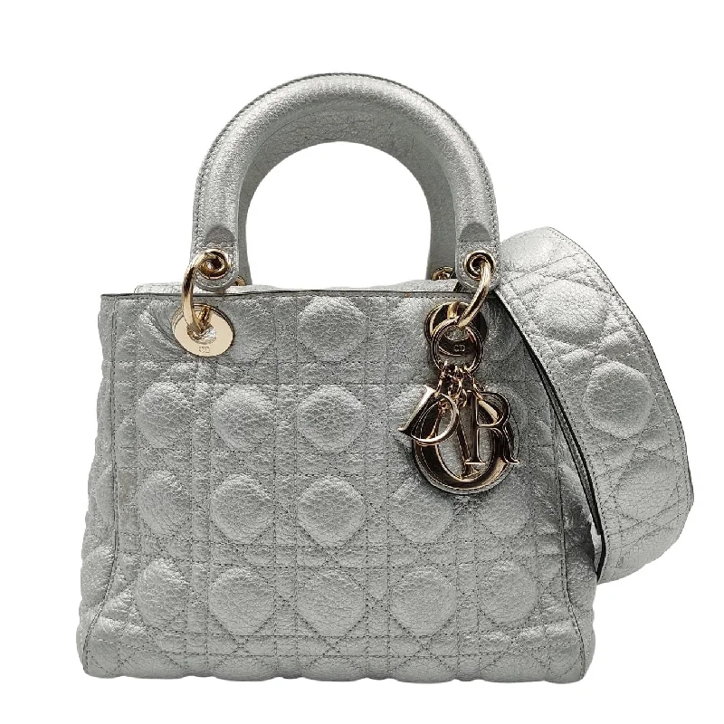 Effortlessly Chic: Dior Bags for Every DayChristian Dior Christian Lady soft bag in silver leather