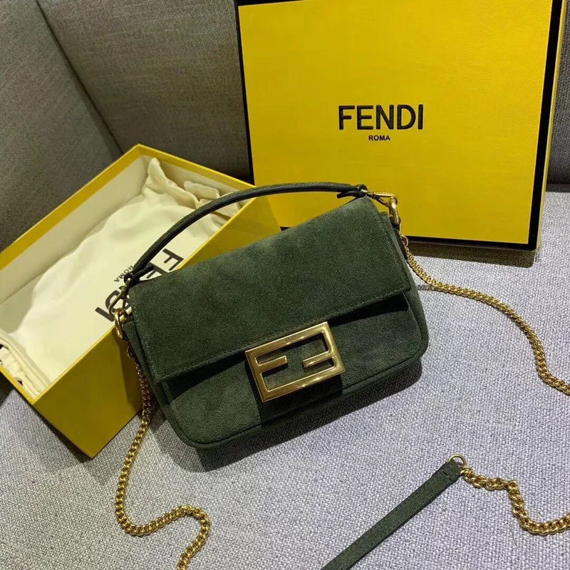 Fendi Woven Chain Bag -BC - FENDI BAGS - 454