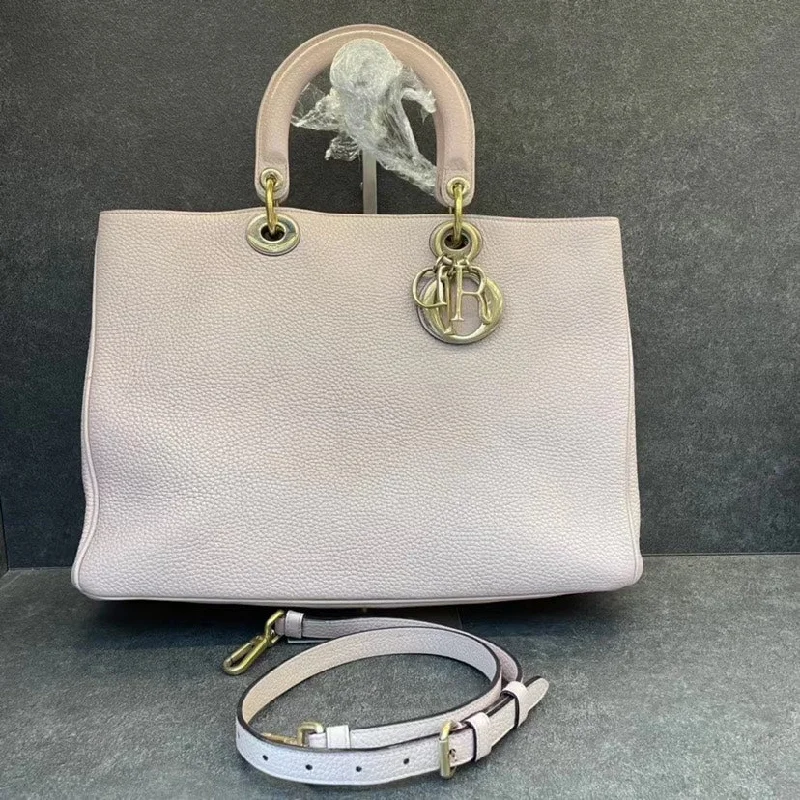 Elevate Your Style with Dior’s Iconic DesignsDior Light Pink Leather VIP Tote Bag Medium