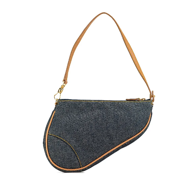 True Luxury: Dior BagsDior Denim Saddle Pochette (SHG-gVsoYC)