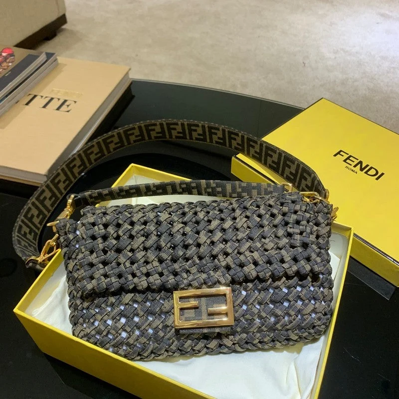 Fendi Monogram Embossed Bag -BC - FENDI BAGS - 537