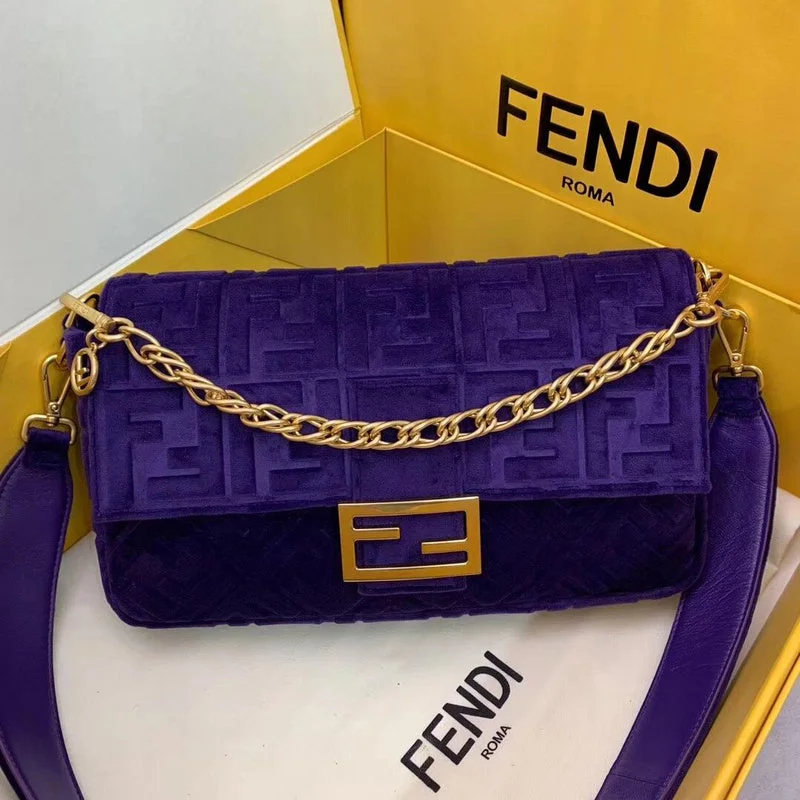 Fendi Woven Chain Bag -BC - FENDI BAGS - 505