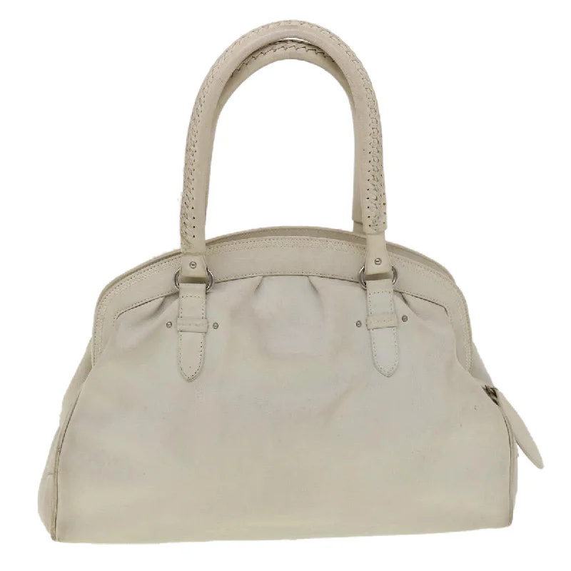 Legendary Dior Bags for Every OccasionCHRISTIAN DIOR Shoulder Bag Leather White Auth am2766g