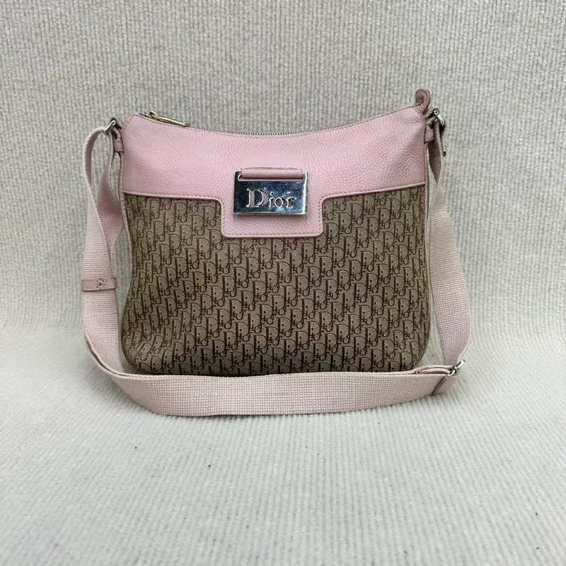 Invest in Timeless Elegance with Dior BagsDior Pink Monogram Canvas Shoulder Bag Medium