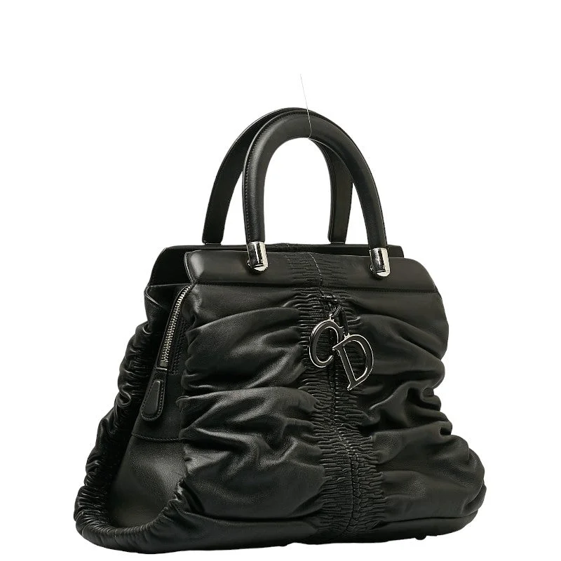 Dior’s Latest Bag Collection: The Pinnacle of EleganceDIOR Sherling Handbag in Black Leather